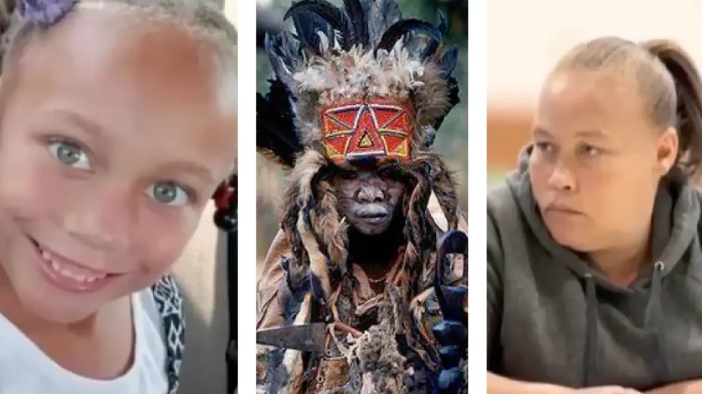 Mother sold 6-year-old daughter African witch doctor blue eyes and fair skin ritual medicine
