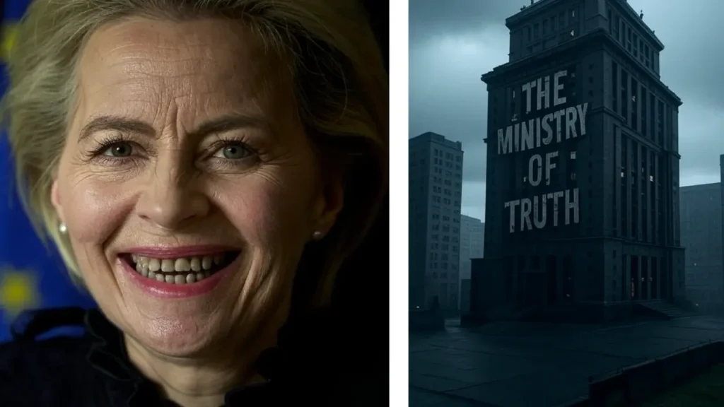 Ursula von der Leyen Ministry of Truth You can trustt EU