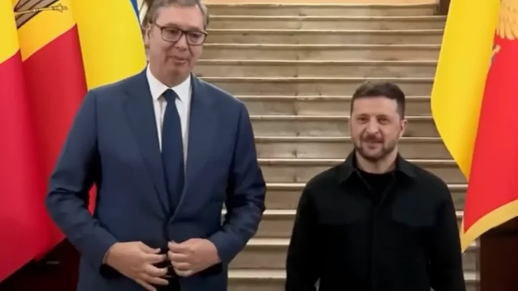 Is Serbia stabbing Russia in the back again meeting with Zelensky